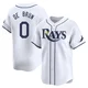 Tampa Bay Rays ＃0 Slater de Brun Men's Limited Home Jersey - White
