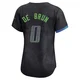 Tampa Bay Rays ＃0 Slater de Brun Women's Limited 2024 City Connect Jersey - Charcoal