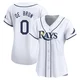 Tampa Bay Rays ＃0 Slater de Brun Women's Limited Home Jersey - White