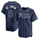 Tampa Bay Rays ＃0 Slater de Brun Youth Limited Away Jersey - Navy