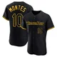 Tampa Bay Rays ＃10 Coco Montes Men's Authentic Snake Skin City Jersey - Black