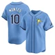 Tampa Bay Rays ＃10 Coco Montes Men's Limited Alternate Jersey - Light Blue