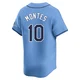 Tampa Bay Rays ＃10 Coco Montes Men's Limited Alternate Jersey - Light Blue