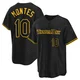 Tampa Bay Rays ＃10 Coco Montes Men's Replica Snake Skin City Jersey - Black