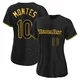 Tampa Bay Rays ＃10 Coco Montes Women's Authentic Snake Skin City Jersey - Black