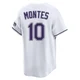 Tampa Bay Rays ＃10 Coco Montes Youth Limited Throwback Cooperstown Jersey - White