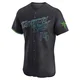 Tampa Bay Rays ＃14 Chandler Simpson Men's Elite 2024 City Connect Jersey - Charcoal
