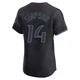 Tampa Bay Rays ＃14 Chandler Simpson Men's Elite 2024 City Connect Jersey - Charcoal