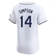 Tampa Bay Rays ＃14 Chandler Simpson Men's Elite Home Jersey - White