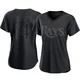 Tampa Bay Rays ＃14 Chandler Simpson Women's Authentic Pitch Fashion Jersey - Black