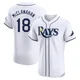 Tampa Bay Rays ＃18 Shane McClanahan Men's Elite Home Jersey - White