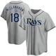 Tampa Bay Rays ＃18 Shane McClanahan Men's Replica Road Jersey - Gray