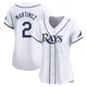 Tampa Bay Rays ＃2 Michael Martinez Women's Limited Home Jersey - White