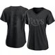Tampa Bay Rays ＃2 Yandy Diaz Women's Authentic Pitch Fashion Jersey - Black