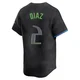 Tampa Bay Rays ＃2 Yandy Diaz Youth Limited 2024 City Connect Jersey - Charcoal