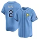Tampa Bay Rays ＃2 Yandy Diaz Youth Limited Alternate Jersey - Light Blue