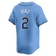 Tampa Bay Rays ＃2 Yandy Diaz Youth Limited Alternate Jersey - Light Blue