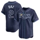 Tampa Bay Rays ＃2 Yandy Diaz Youth Limited Away Jersey - Navy