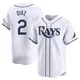 Tampa Bay Rays ＃2 Yandy Diaz Youth Limited Home Jersey - White