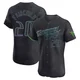 Tampa Bay Rays ＃20 Stuart Fairchild Men's Elite 2024 City Connect Jersey - Charcoal