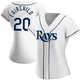 Tampa Bay Rays ＃20 Stuart Fairchild Women's Authentic Home Jersey - White