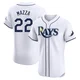 Tampa Bay Rays ＃22 Chris Mazza Men's Elite Home Jersey - White