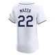 Tampa Bay Rays ＃22 Chris Mazza Men's Elite Home Jersey - White
