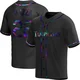 Tampa Bay Rays ＃22 Chris Mazza Men's Replica Holographic Alternate Jersey - Black