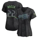 Tampa Bay Rays ＃22 Chris Mazza Women's Limited 2024 City Connect Jersey - Charcoal