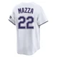 Tampa Bay Rays ＃22 Chris Mazza Youth Limited Throwback Cooperstown Jersey - White