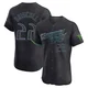 Tampa Bay Rays ＃22 Logan Driscoll Men's Elite 2024 City Connect Jersey - Charcoal