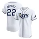 Tampa Bay Rays ＃22 Logan Driscoll Men's Elite Home Jersey - White