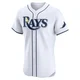 Tampa Bay Rays ＃22 Logan Driscoll Men's Elite Home Jersey - White