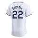 Tampa Bay Rays ＃22 Logan Driscoll Men's Elite Home Jersey - White
