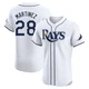 Tampa Bay Rays ＃28 Nick Martinez Men's Elite Home Jersey - White