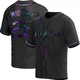 Tampa Bay Rays ＃28 Nick Martinez Men's Replica Holographic Alternate Jersey - Black