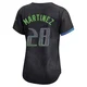 Tampa Bay Rays ＃28 Nick Martinez Women's Limited 2024 City Connect Jersey - Charcoal