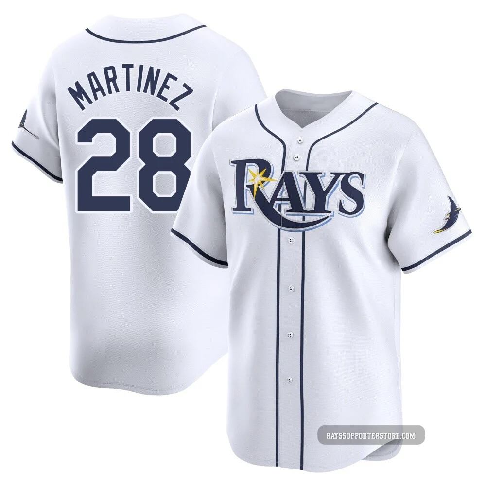 Tampa Bay Rays ＃28 Nick Martinez Youth Limited Home Jersey - White