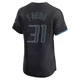 Tampa Bay Rays ＃31 Alex Faedo Men's Elite 2024 City Connect Jersey - Charcoal