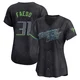 Tampa Bay Rays ＃31 Alex Faedo Women's Limited 2024 City Connect Jersey - Charcoal
