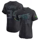Tampa Bay Rays ＃34 Matt Thaiss Men's Elite 2024 City Connect Jersey - Charcoal