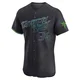 Tampa Bay Rays ＃34 Matt Thaiss Men's Elite 2024 City Connect Jersey - Charcoal