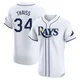 Tampa Bay Rays ＃34 Matt Thaiss Men's Elite Home Jersey - White