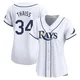 Tampa Bay Rays ＃34 Matt Thaiss Women's Limited Home Jersey - White