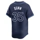 Tampa Bay Rays ＃35 Oliver Dunn Men's Limited Away Jersey - Navy