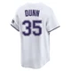 Tampa Bay Rays ＃35 Oliver Dunn Men's Limited Throwback Cooperstown Jersey - White