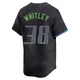 Tampa Bay Rays ＃38 Forrest Whitley Men's Limited 2024 City Connect Jersey - Charcoal