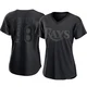Tampa Bay Rays ＃38 Forrest Whitley Women's Replica Pitch Fashion Jersey - Black