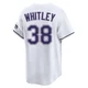 Tampa Bay Rays ＃38 Forrest Whitley Youth Limited Throwback Cooperstown Jersey - White