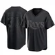 Tampa Bay Rays ＃38 Forrest Whitley Youth Replica Pitch Fashion Jersey - Black